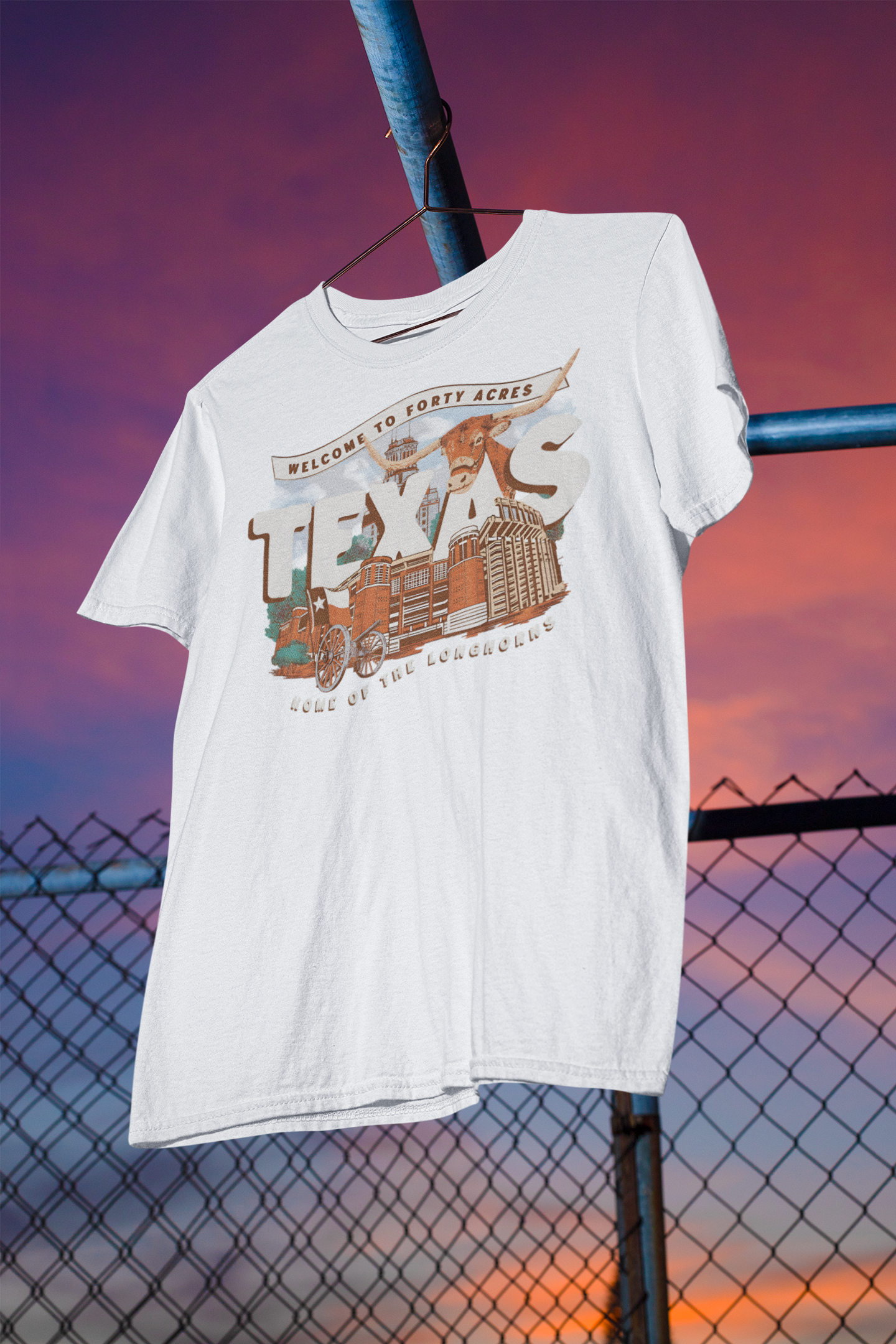 Vintage Texas Longhorns T-Shirt – Retro Austin Forty Acres Tee | Classic University of Texas Shirt
