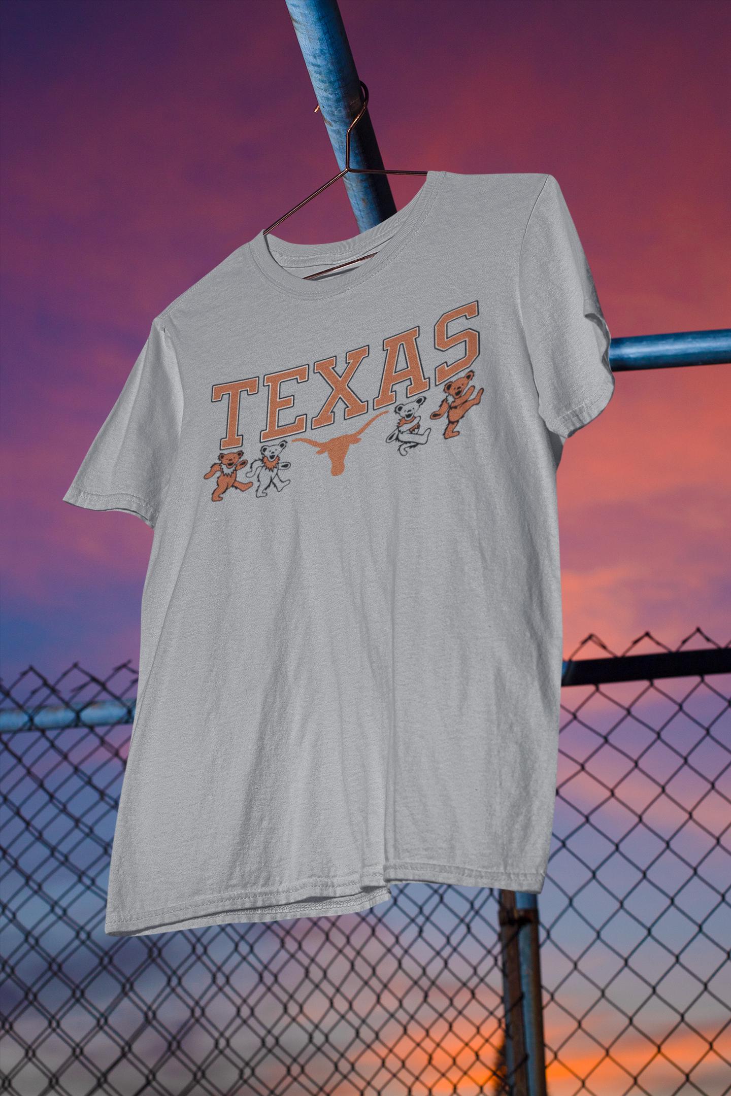 Vintage Austin Game Day Shirt • UT Longhorns Graphic Tee • Grateful Dead Longhorns Spirit • Game Day Outfit • Retro Texas Style Tee